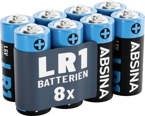 Absina  Lady (N)-Batterie Lady (N)  Alkali-Mangan 1.5 V 800 8 St.