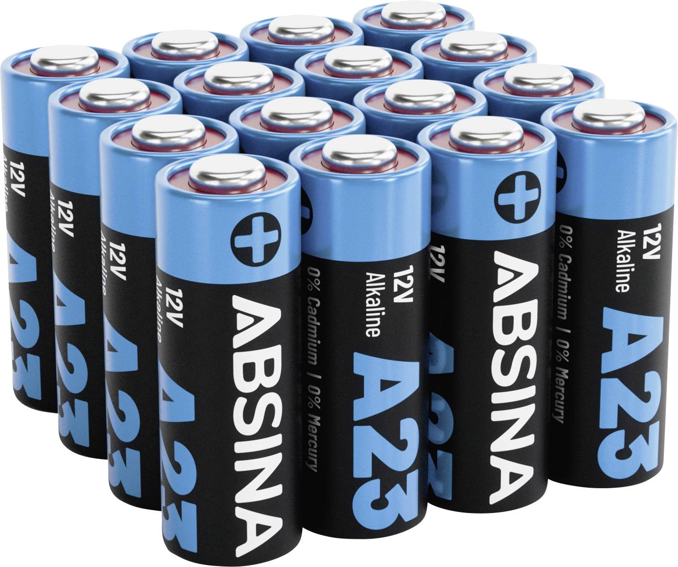 Absina Spezial-Batterie 23 A Alkali-Mangan 12 V 55 16 St.