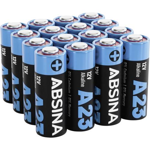 Absina Spezial-Batterie 23 A Alkali-Mangan 12 V 55 16 St.