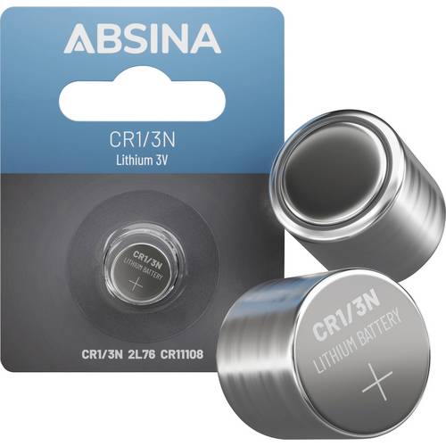 Absina Knopfzelle CR 1/3 N 3 V 1 St. Lithium