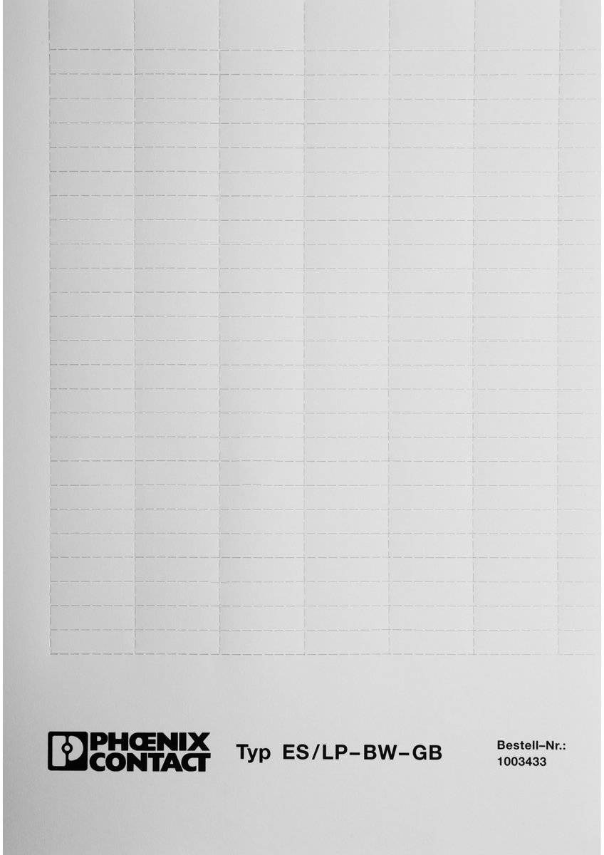 LAPP 61742926 ETIKETTEN ES/KMK 3 Etichette per sistema di marcatura 10 pz.