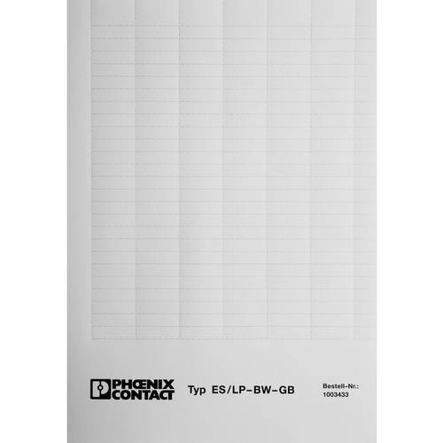 LAPP 61742922 ETIKETTEN ES/LP-BW-GB Etiketten für Kennzeichnungsträgersystem 10 St.