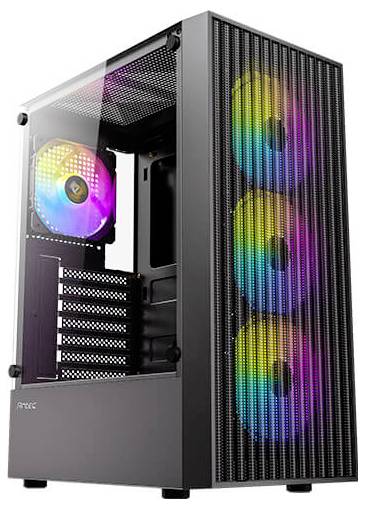 Antec AX27 Midi-Tower PC-Gehäuse, Gaming-Gehäuse Schwarz
