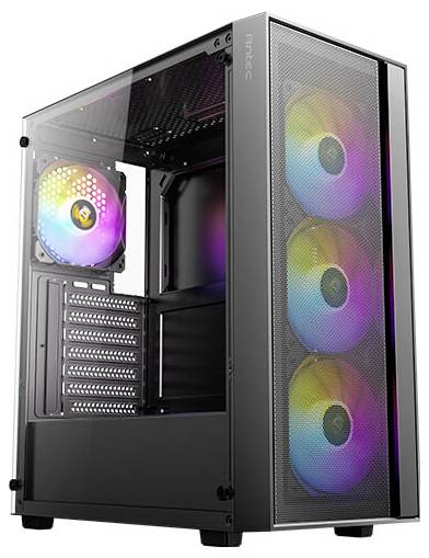 Antec AX65 Midi-Tower PC-Gehäuse, Gaming-Gehäuse Schwarz