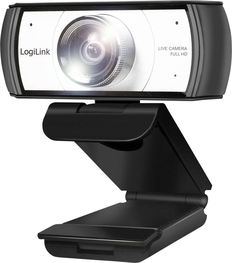 Thumbnail - LogiLink UA0377 Full HD-Webcam Klemm-Halterung, Mikrofon