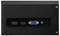 Rückseite eines Geräts mit Anschlüssen: USB, HDMI, VGA, Audioeingang und Stromversorgung.