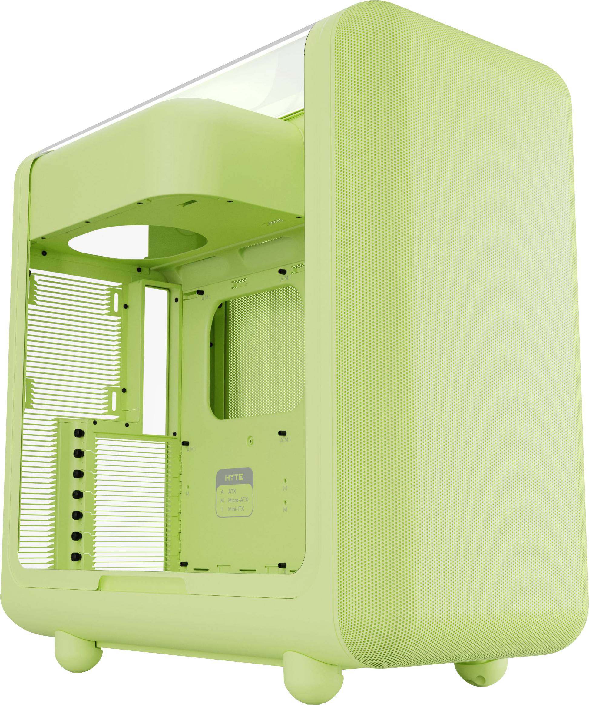 HYTE HYTE X50 Matcha Milk Midi-Tower Gehäuse, Gaming-Gehäuse, PC-Gehäuse Grün