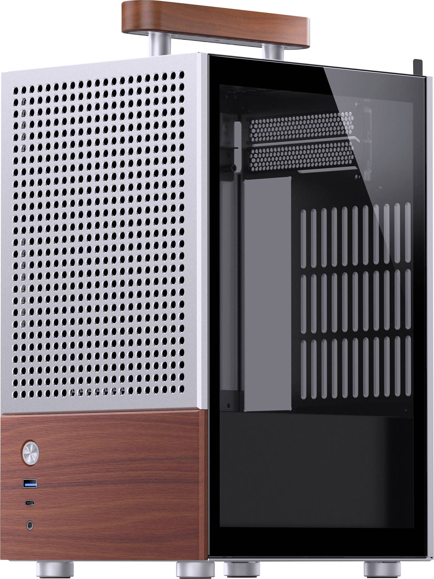 Thumbnail - Jonsbo Mini-Tower Gehäuse, PC-Gehäuse, Gaming-Gehäuse Silber