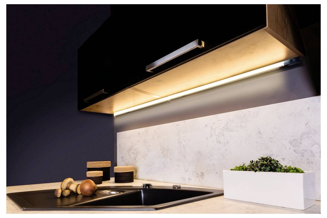 Heitronic Unterbauleuchte, LED-Unterbauleuchte LED 13 W EEK: F (A - G) Warmweiß Weiß