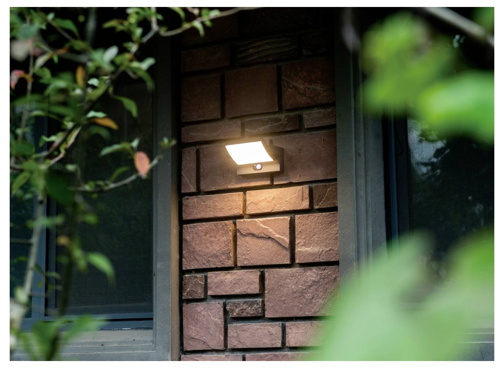 Heitronic VO-501441 LED-Außenwandleuchte Anthrazit