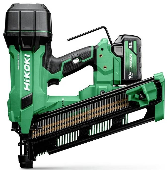 HiKOKI NR1890DRA NR1890DRAWQZ Spikpistol batteri inkl. 1x batteri, inkl. laddare