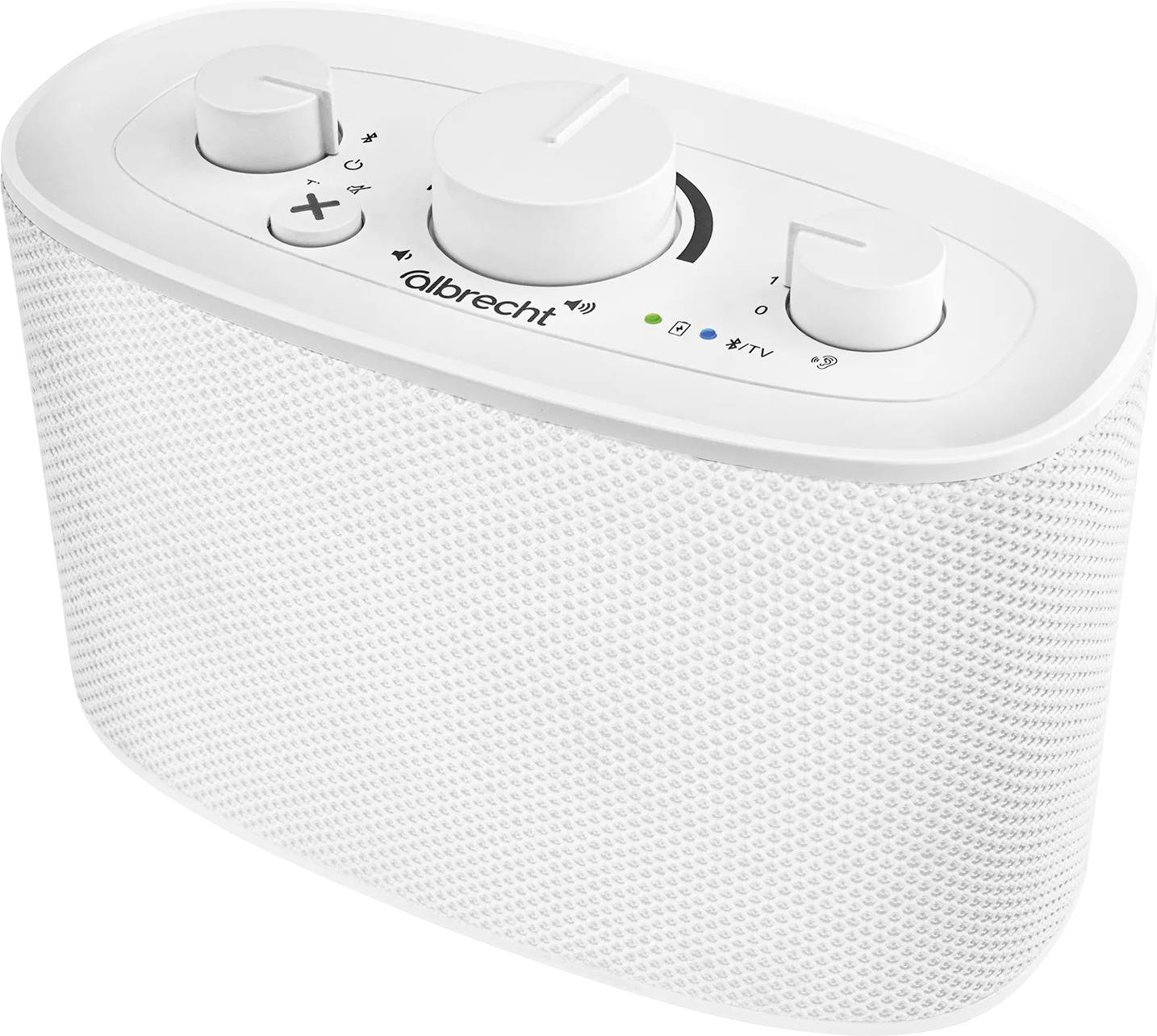 Albrecht KLARO TV-Sprachverstärker Weiß 24100