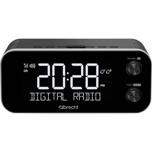 Albrecht DR 455 Radiowecker DAB+, UKW Weckfunktion Schwarz