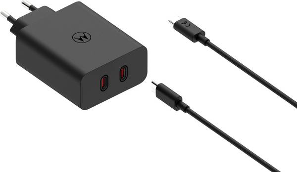 Motorola  USB Ladegerät 125 W USB-C® USB PD 3.0 Schwarz  USB Power Delivery (USB-PD)