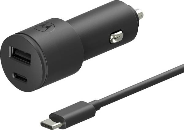 Motorola  USB Ladegerät 45 W USB-A, USB-C® Quick Charge 3.0 Schwarz