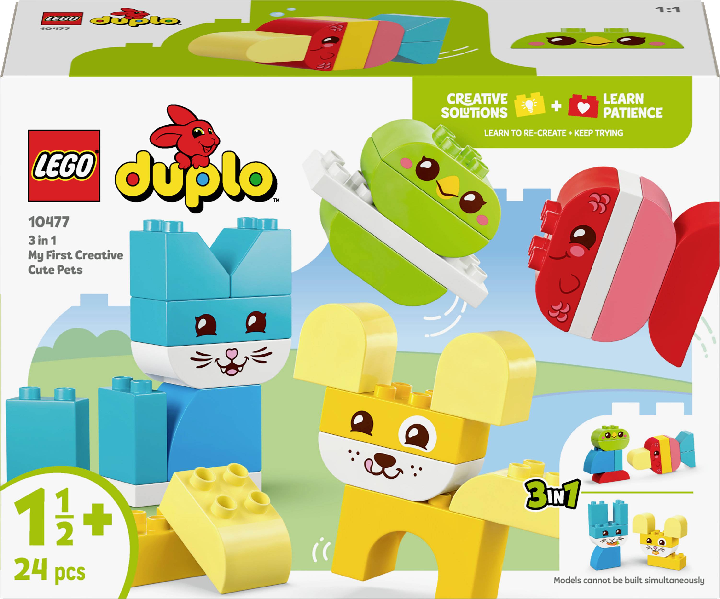 6581006 LEGO® DUPLO® 3-in-1 Kreative Tiere (10477); Spielzeug
