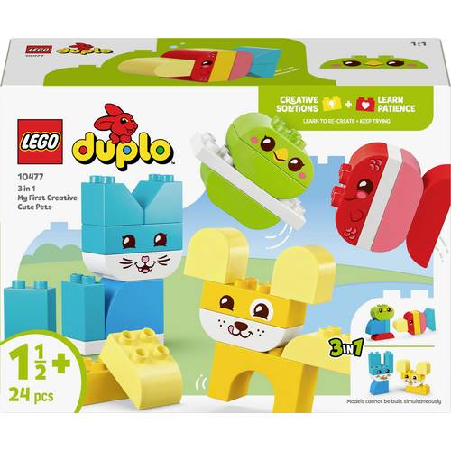 6581006 LEGO® DUPLO® 3-in-1 Kreative Tiere (10477); Spielzeug