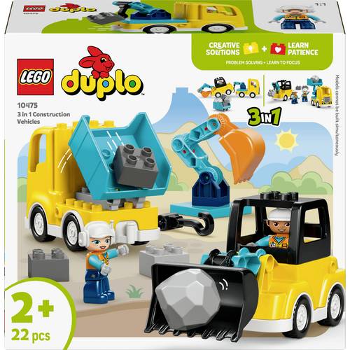 6581004 LEGO® DUPLO® Baufahrzeuge – 3-in-1-Set (10475)