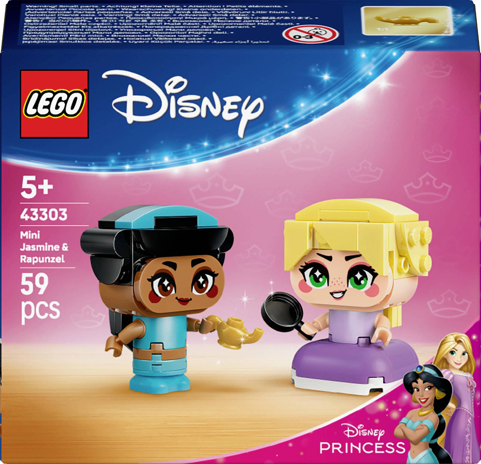 43303 LEGO® DISNEY Princess Die Mini-Prinzessinnen Jasmin und Rapunzel (43303)