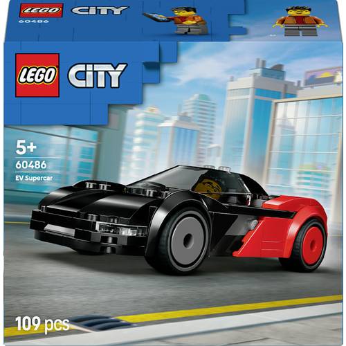 60486 LEGO® CITY Elektro-Supersportwagen (60486); Set mit Minifigur