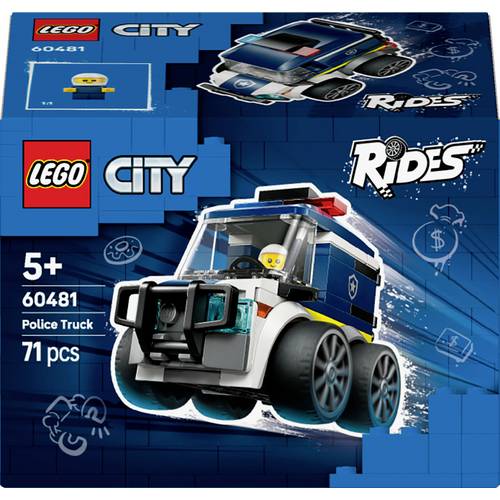 60481 LEGO® CITY Coole Flitzer – Polizei-Truck (60481); Bauset
