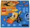 Die Abbildung zeigt eine LEGO City Schachtel mit der Bezeichnung "Radlader", auf der ein orangefarbener Baustellenradlader und eine LEGO-Minifigur abgebildet sind.