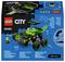 Das Bild zeigt eine LEGO City Set-Box mit einem Spielzeug-Rennwagen in grünen und schwarzen Teilen, beschriftet mit 'LEGO City 60484 Gaming Car'.