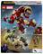 'Lego Marvel Set 76343 mit Iron Man Hulkbuster und Hulk-Figuren in einer dynamischen Kampfszene mit Zubehör.'