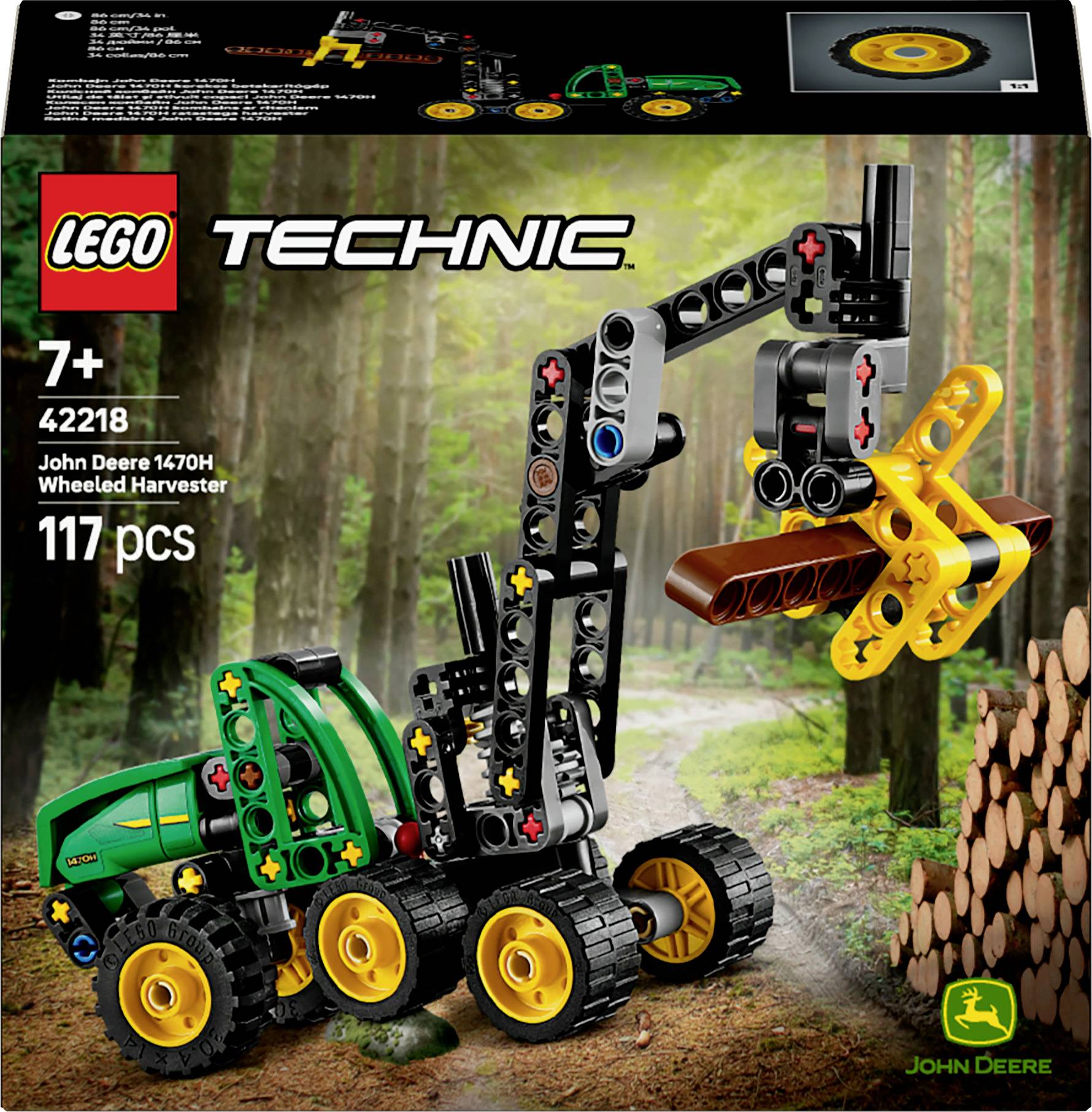 Thumbnail - 42218 LEGO® TECHNIC John Deere 1470H Rad-Harvester (42218)