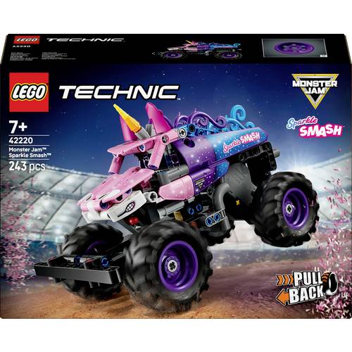 Thumbnail - 42220 LEGO® TECHNIC Monster Jam™ Sparkle Smash™ mit Rückziehmotor (42220) Monster Jam™ Sparkle Smash™ mit Rückziehmotor ...