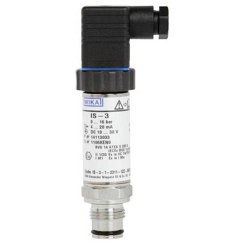 WIKA Drucksensor 1 St. IS-3 Ventilstecker ISO 4400