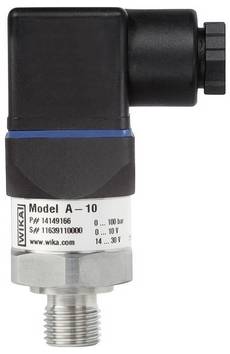 WIKA Drucksensor 1 St. A-10 0 bar bis 6 bar Ventilstecker ISO 4400