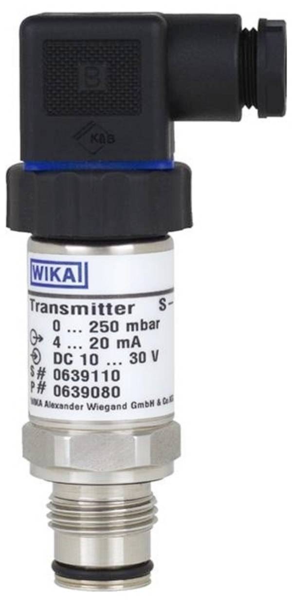 WIKA Drucksensor 1 St. S-11 0 bar bis 6 bar Ventilstecker ISO 4400