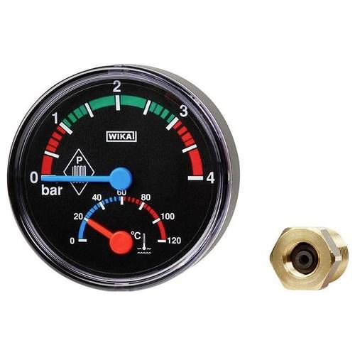 WIKA Bimetall-Thermomanometer 14112457 THM10 1 St.