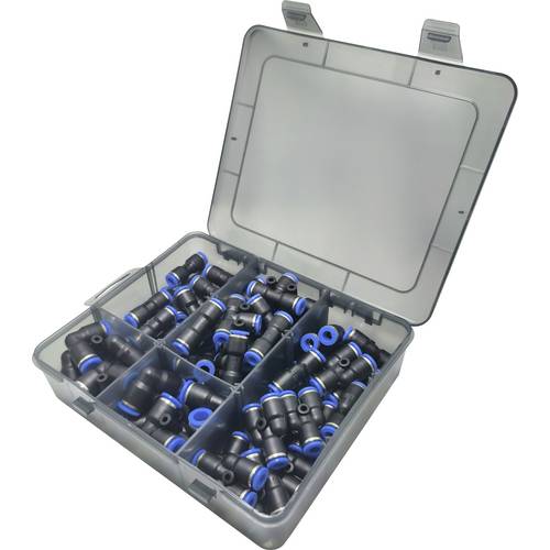 TRU COMPONENTS Pneumatik-Verbinder TC-14109140 TC-Fitting set - 6 mm Rohr-Ø: 6 mm 60 St.