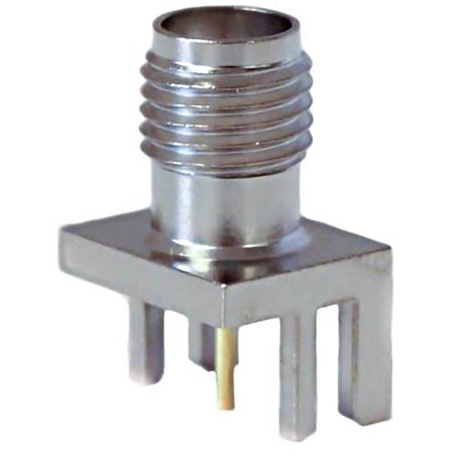 Mueller Electric BU-1420701806 Adapterstecker SMA-Buchse - Leiterplatte Vernickelt