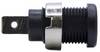 Mueller Electric BU-31610-0 Bananenbuchse Buchse Stift-Ø: 6.4 mm Schwarz 1 St. Piece