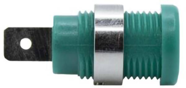 Mueller Electric BU-31610-5 Bananenbuchse Buchse Stift-Ø: 6.4 mm Grün 1 St. Piece