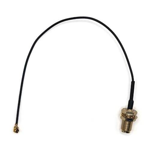 Mueller Electric AI-000918-6 Koaxialkabel RP-SMA-Stecker IPEX-Stecker 0.15 m Schwarz 1 St.