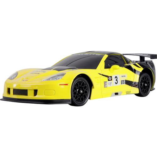 Amewi Corvette C6.R Drift Car Gelb Brushed 1:18 RC Modellauto Elektro Drift Allradantrieb (4WD) RtF 2,4 GHz inkl. Akku u...