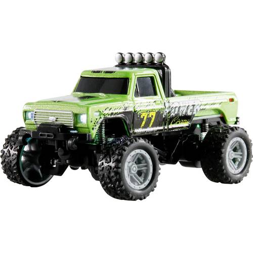 Amewi Die Cast Grün Brushed 1:64 RC Modellauto Elektro Monstertruck Heckantrieb (2WD) RtR 2,4 GHz