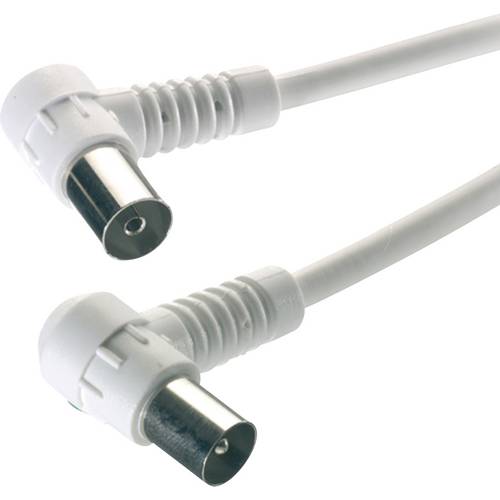 Vivanco Antennen, SAT Anschlusskabel 3 m Weiß