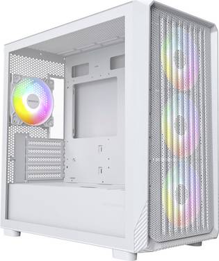 MONTECH X5M Midi-Tower PC-Gehäuse, Gehäuse, Gaming-Gehäuse  Weiß