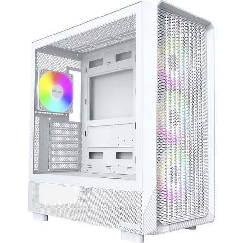 MONTECH Montech X5 PC-Gehäuse, Midi-Tower, ATX, ARGB - weiß Gehäuse, PC-Gehäuse, Gaming-Gehäuse Weiß