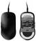 'Endgame Gear XM2 Maus, Drauf- und Unteransicht. Schwarze, kabelgebundene Gaming-Maus mit Markenlogo, Modellname und technischen Zertifizierungen auf der Unterseite.'