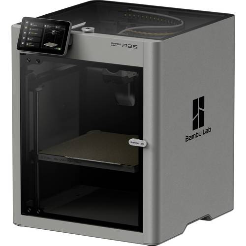 BambuLab P2S 3D Drucker App-Anbindung, 12,7 cm Farb-Touchscreen, beheizbares Druckbett, inkl. Gehäuse, integrierte Kamer...
