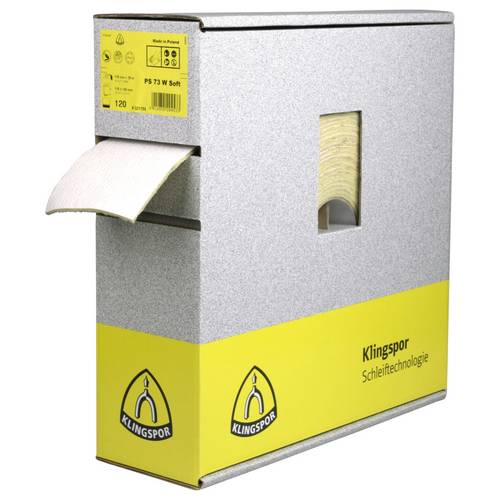 Klingspor PS 73 CWF 321755 Schleifpapierrolle Körnung (num) 120 (L x B) 25000 mm x 115 mm 1 St.