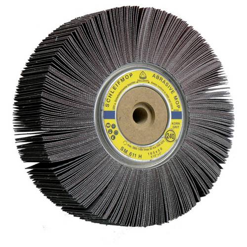 Klingspor 10030 SM 611 H Schleifmopräder CS 310 XF, 165 x 25 x 13 mm Korn 40 Durchmesser 165 mm 5 St.