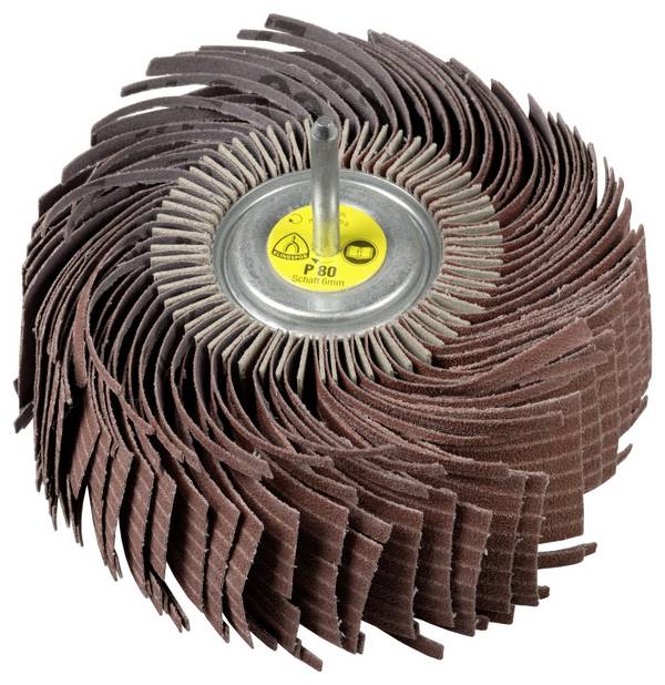 Klingspor 262631 MM 630 Schleifmopräder LS 309 JF, 180 x 25 x 6 mm Korn 120 Durchmesser 180 mm 2 St.