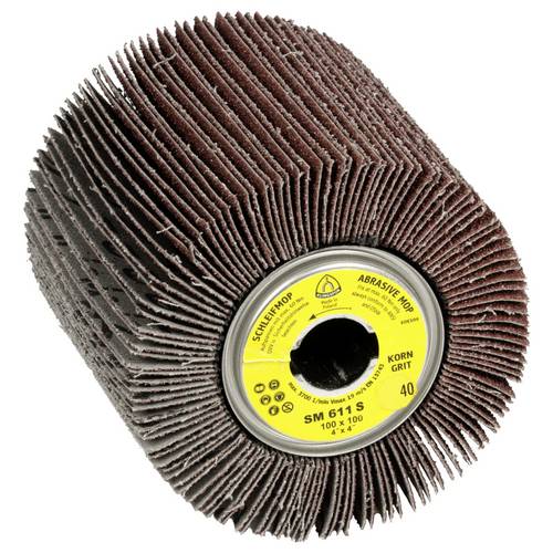 Thumbnail - Klingspor 93021 SM 611 S Schleifmopräder LS 309 X, 100 x 100 x 19 mm Korn 180 Durchmesser 100 mm 1 St.